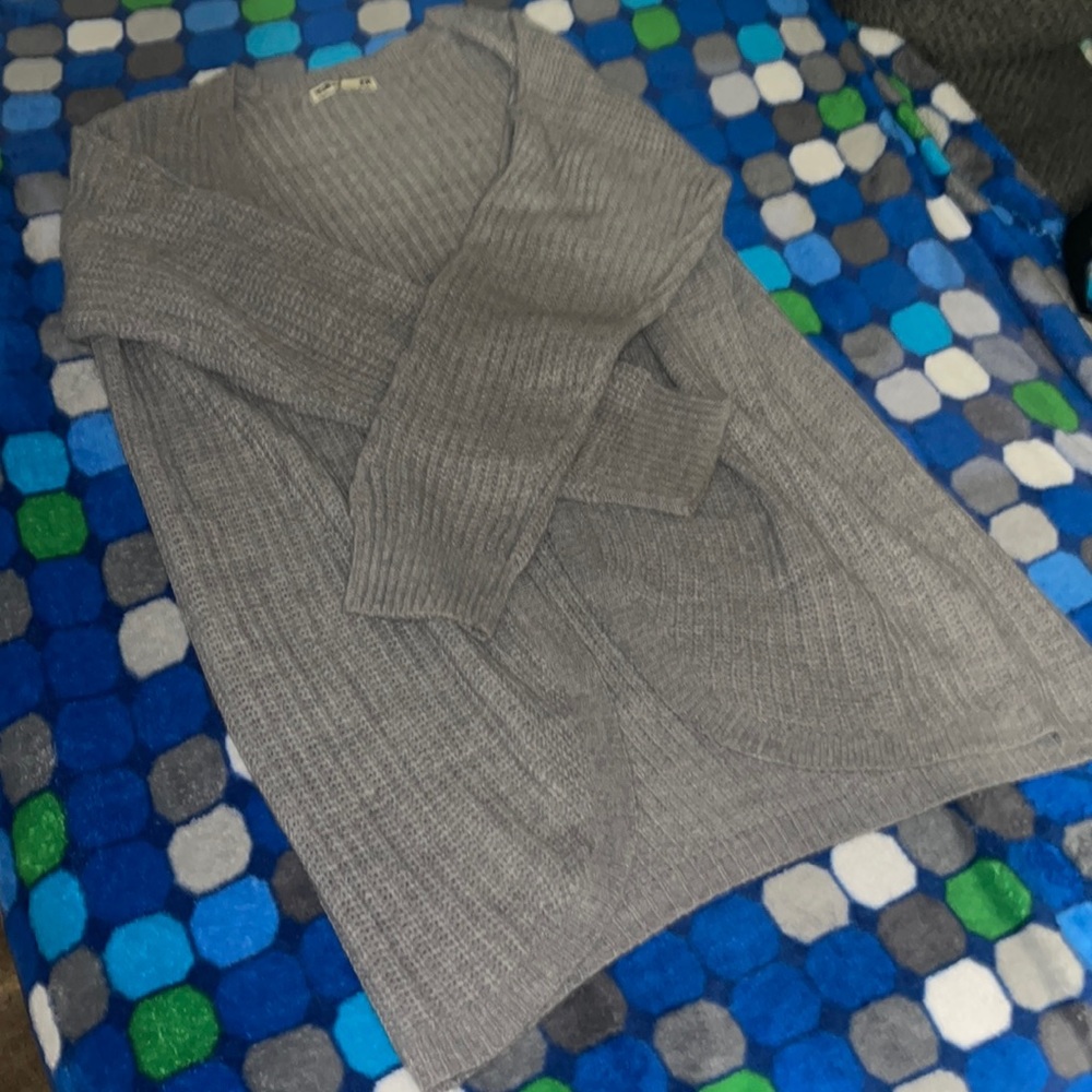 Grey cardigan like new!